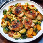 Autumn Chicken Dinner with Roasted Vegetables