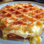 Easy Low Carb Chaffle with Egg and Cheese