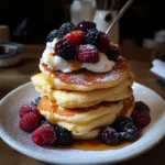 Fluffy Japanese Soufflé Pancakes