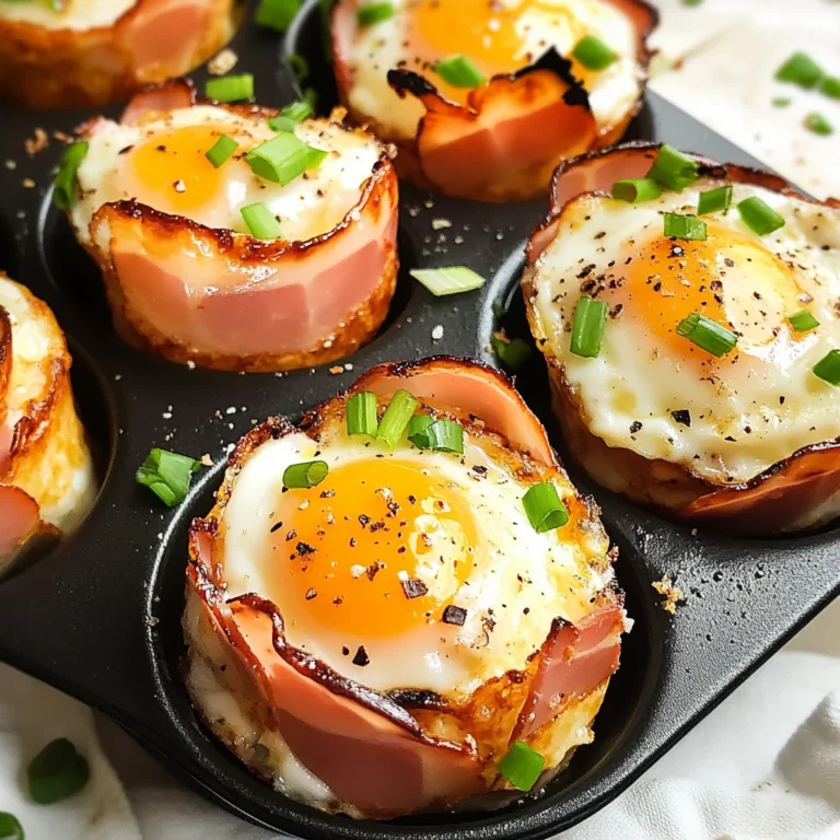 Ham and Cheese Egg Cups