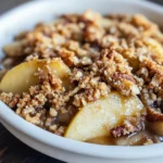 Healthy Breakfast Apple Crumble