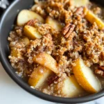 Healthy Breakfast Apple Crumble