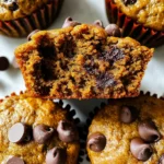 Healthy Pumpkin Chocolate Chip Muffins