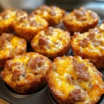 High-Protein Pancake Sausage Mini Muffins