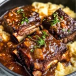 Red Wine Braised Short Ribs in Dutch Oven