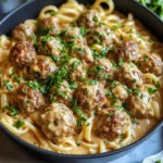 Swedish Meatball Pasta