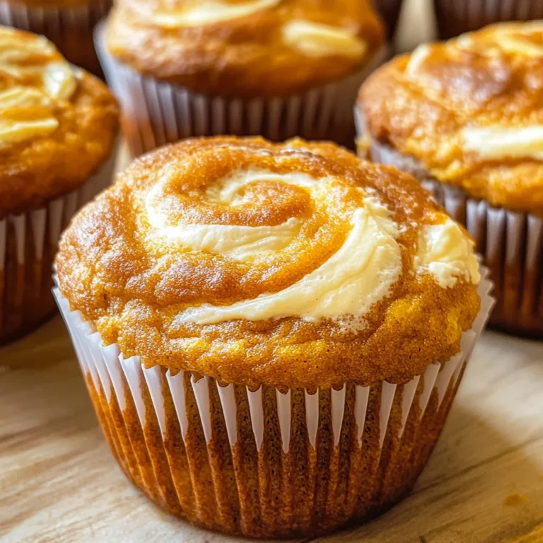 Best Swirled Pumpkin Cream Cheese Muffins