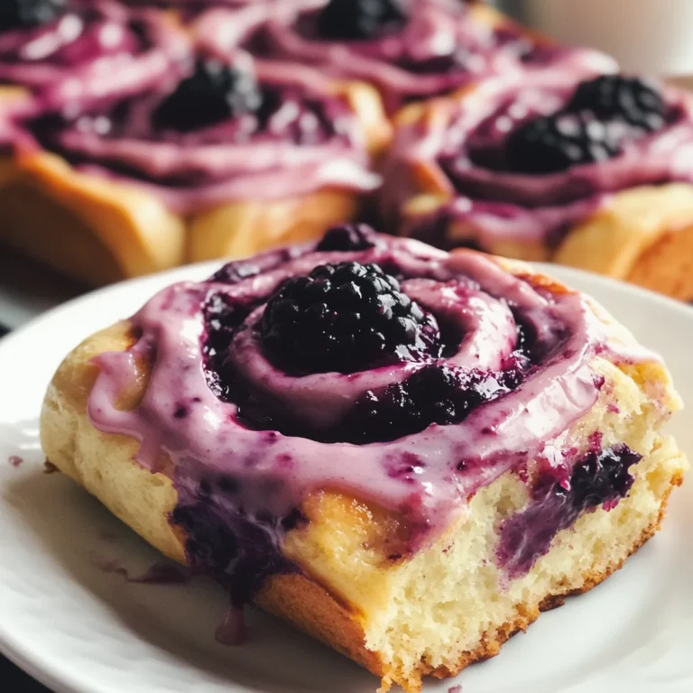 Blackberry Cinnamon Rolls