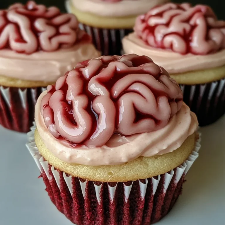 Bleeding Brain Cupcakes