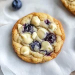 Blueberry White Chocolate Chip Cookies - Alrightwithme