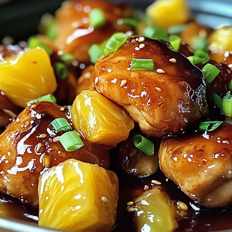 Brown Sugar Pineapple Chicken