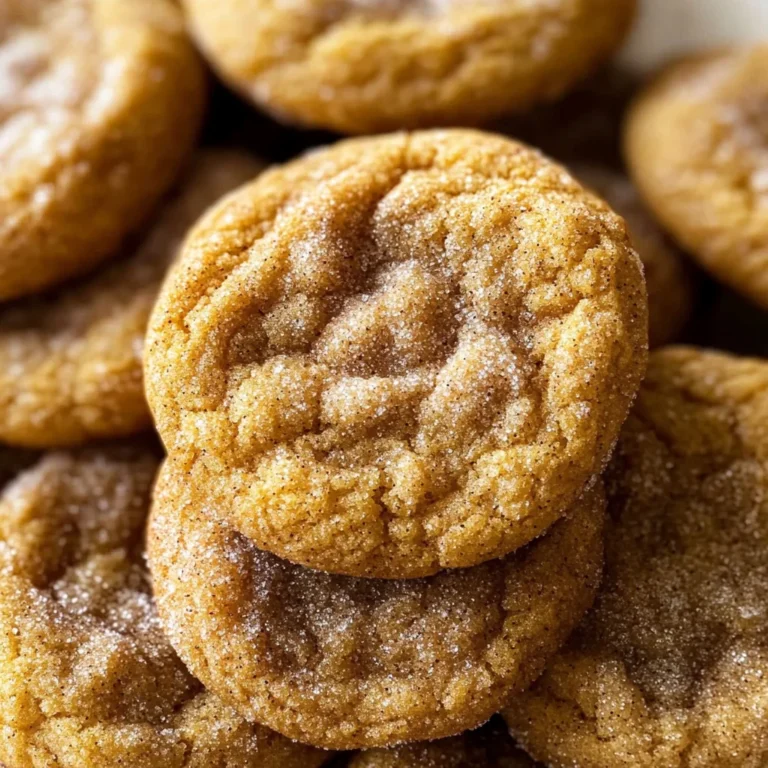 Chewy Pumpkin Snickerdoodle Cookies