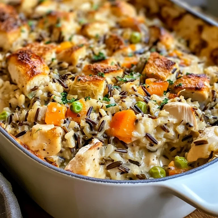 Chicken Wild Rice Casserole Recipe