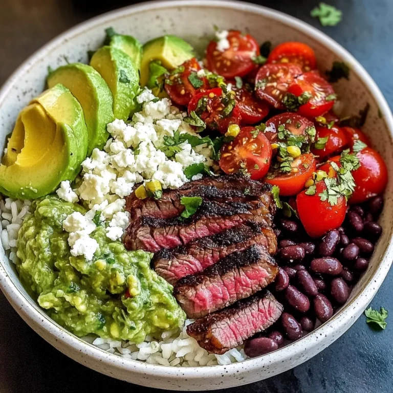 Cilantro Lime Steak Bowls