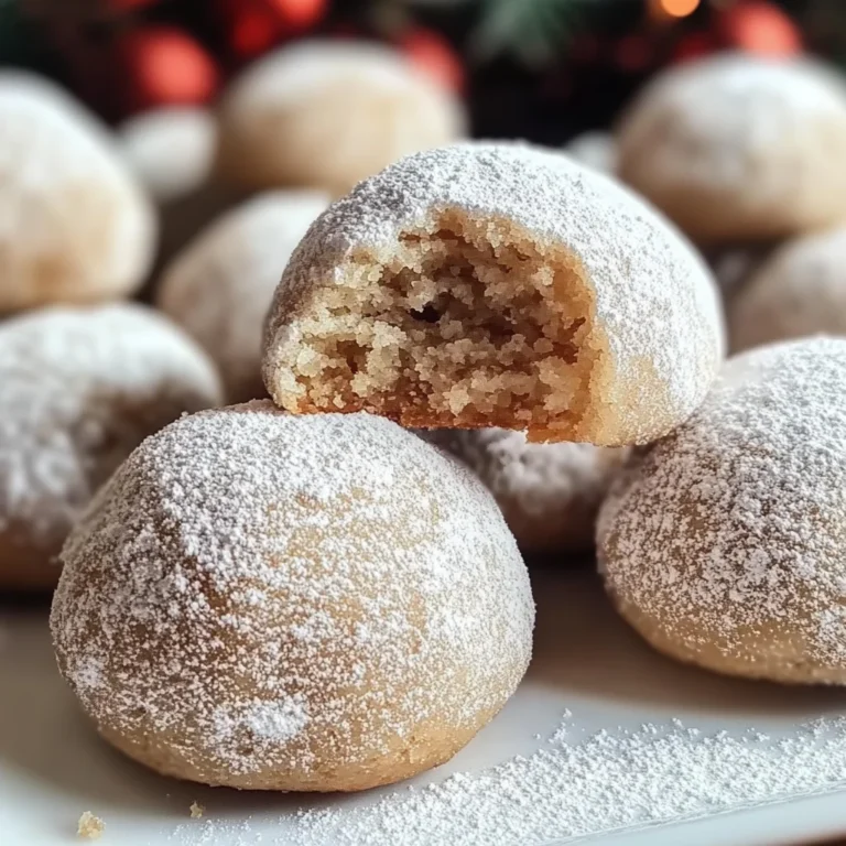 Cinnamon Sugar Snowball Cookies