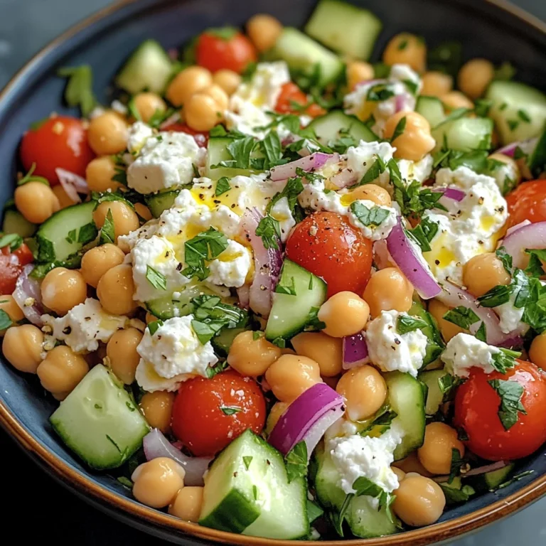 Cottage Cheese and Chickpea Salad
