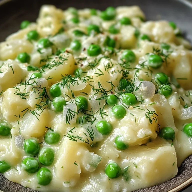 Creamed Peas and Potatoes