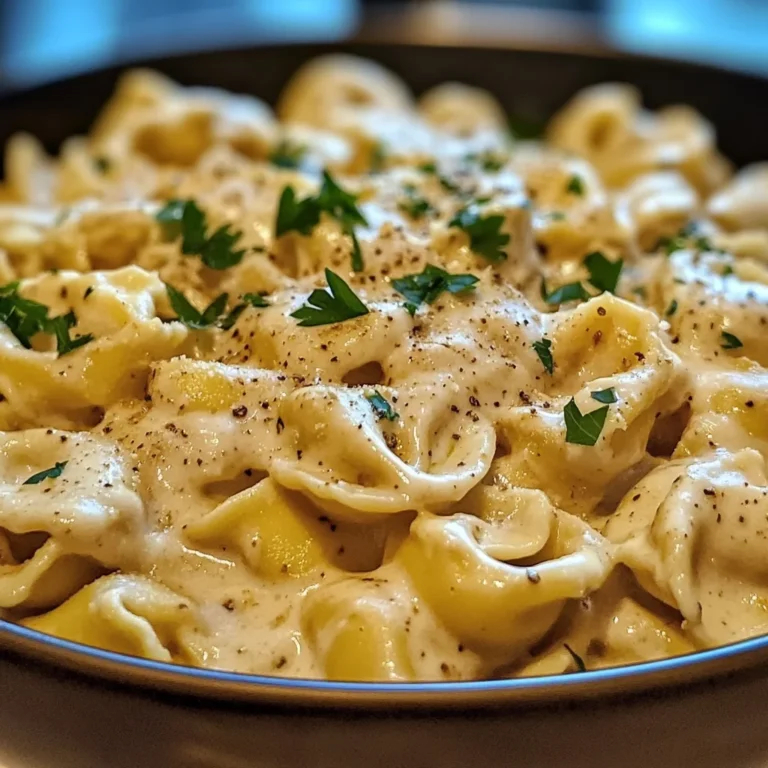 Crockpot Chicken Alfredo Tortellini: A Creamy Delight You’ll Love!
