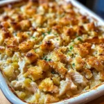 Dolly's Chicken and Stuffing Casserole