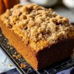 Easy Pumpkin Bread with Crumb Topping
