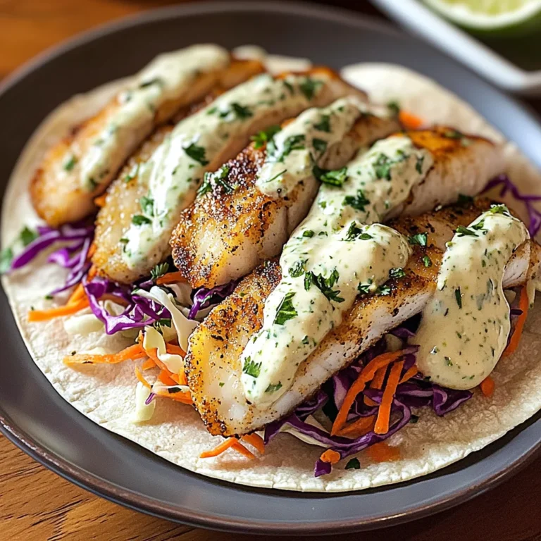 Fish Tacos Lime Crema: The Ultimate Recipe for Flavor
