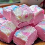 Fluffy Cotton Candy Fudge