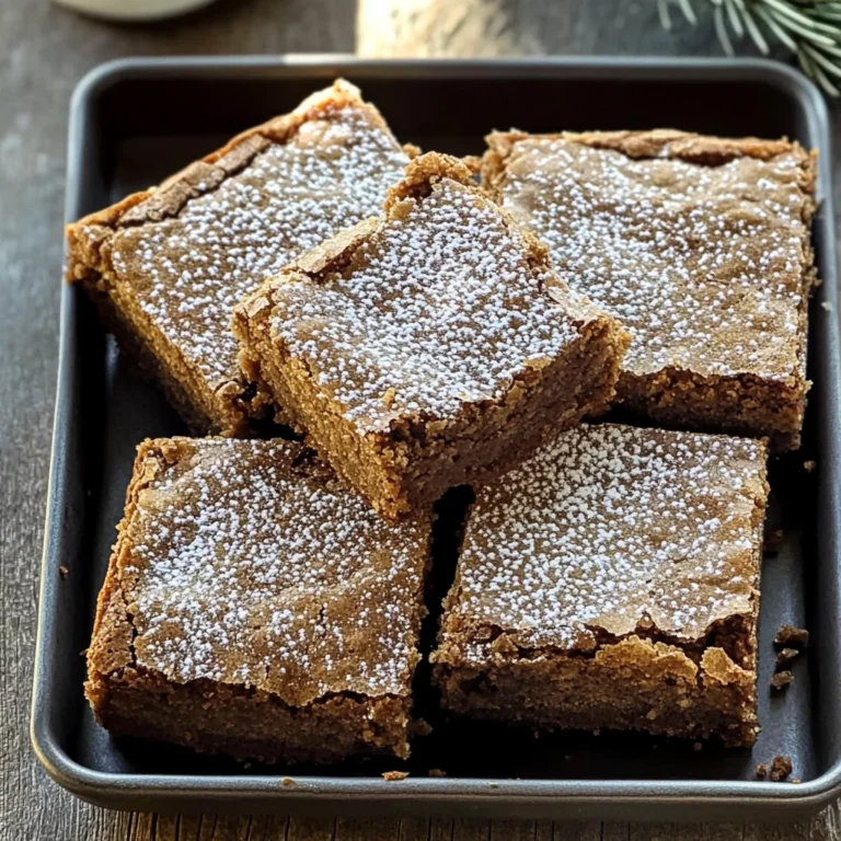 Gingerbread Brownies
