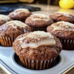 Glazed Gingerbread Muffins