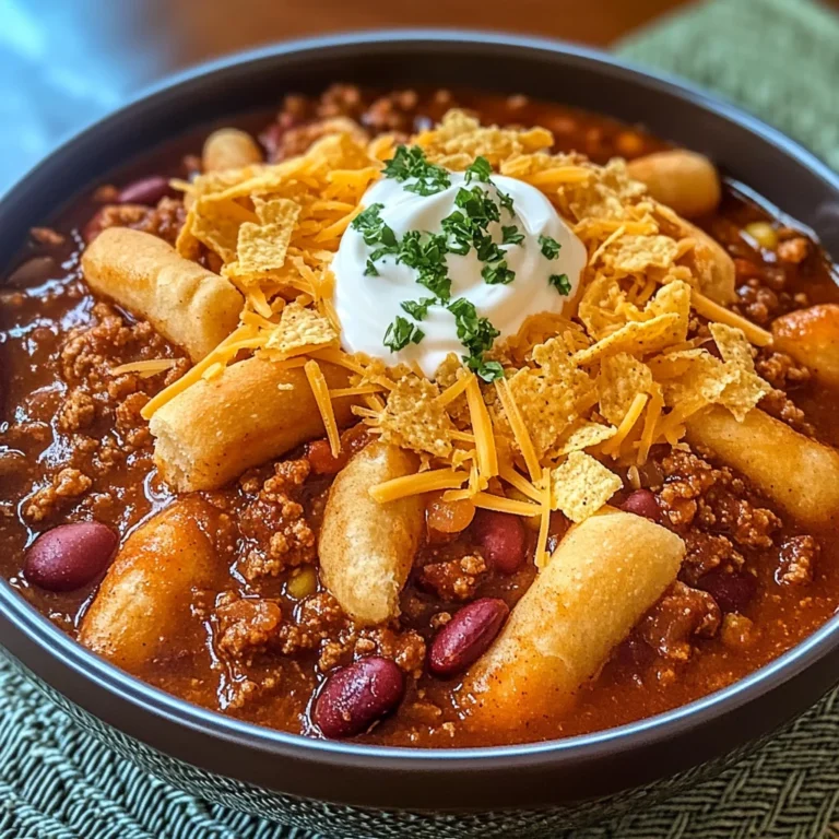 Hillbilly Chili and Cinnamon Rolls