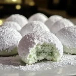 Minty Snowball Cookies