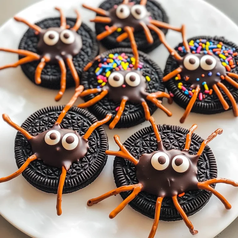 Oreo Spider Halloween Cookies