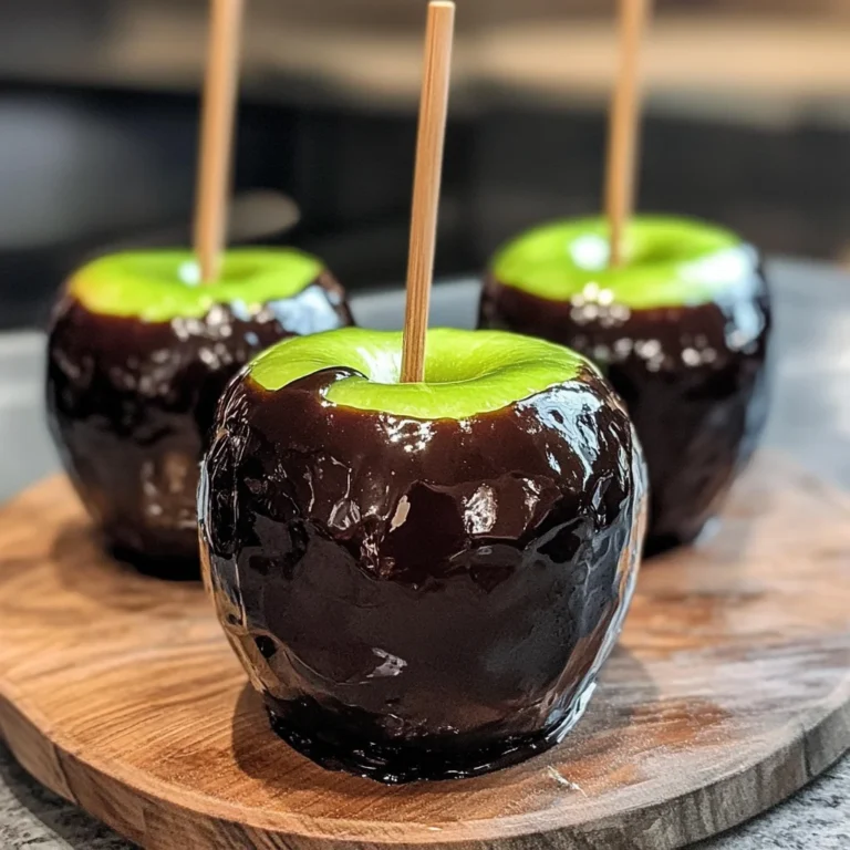 Poison Toffee Apples for Halloween