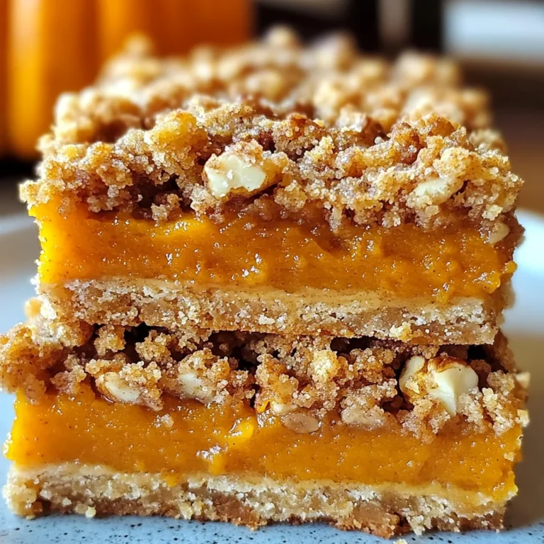 Pumpkin Pie Crumble Bars – Easy Fall Dessert Recipe