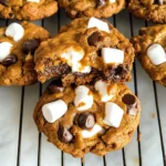 Pumpkin S'mores Cookies