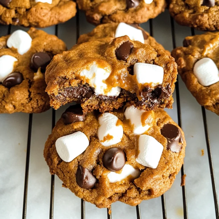 Pumpkin S'mores Cookies
