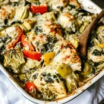 Spinach Artichoke Chicken Bake