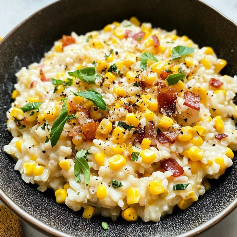 Sweet Corn Risotto