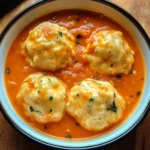 Tomato Dumpling Soup