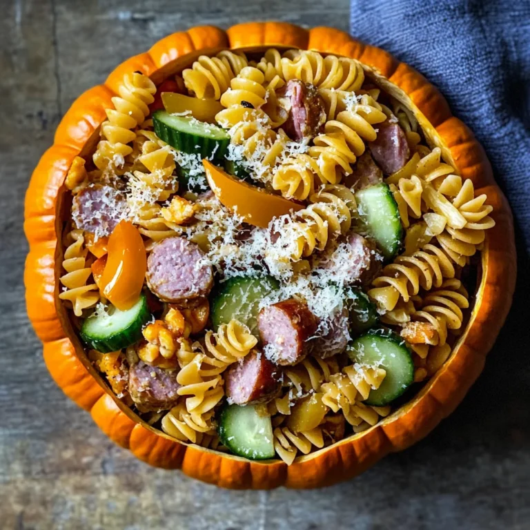 UpChuckin' Pumpkin Loaded Pasta Salad