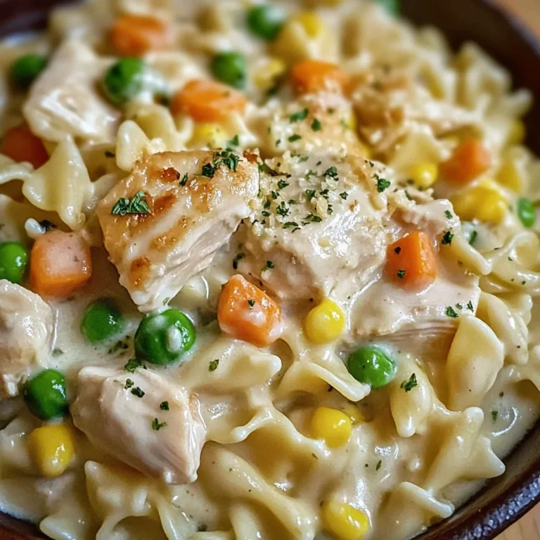 Chicken Pot Pie Pasta Recipe