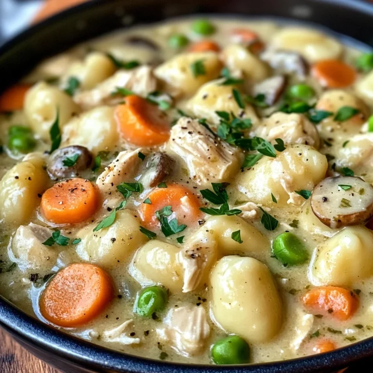 ONE POT GNOCCHI CHICKEN POT PIE