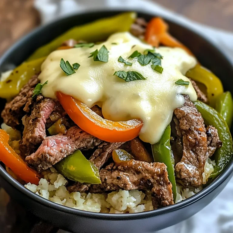Philly Cheesesteak Bowls – Easy Low-Carb Dinner Idea