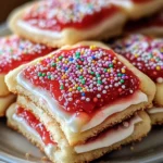 Strawberry Pop Tart Sugar Cookies